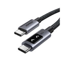 สายชาร์จ Ugreen USB-C to USB-C Cable Nylon 100W 2M. Robot Gray