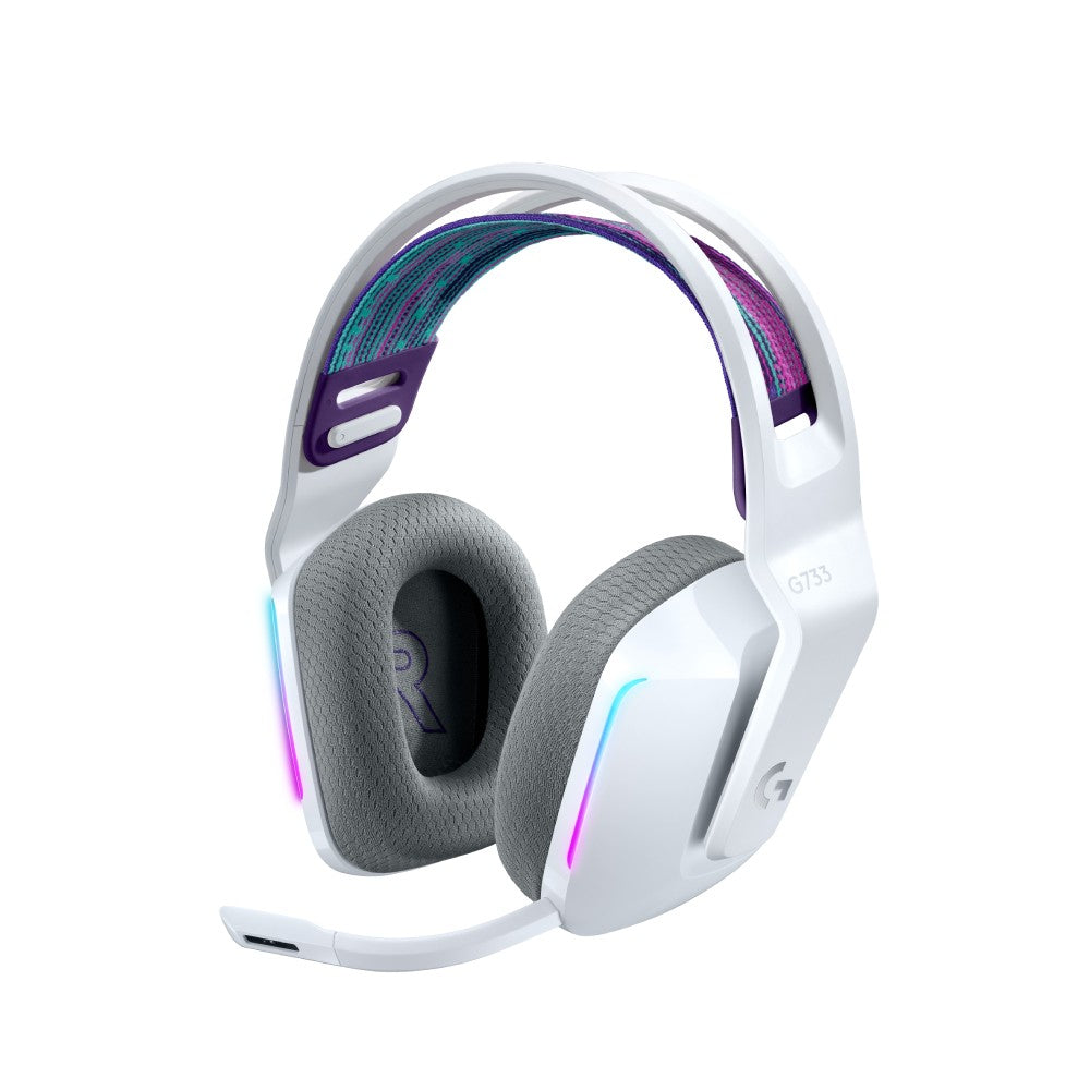 หูฟังเกมมิ่ง Logitech Gaming Headset G733 Lightspeed White