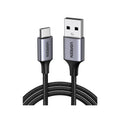 สายชาร์จ Ugreen USB-A to USB-C Cable Nylon 2M. Black